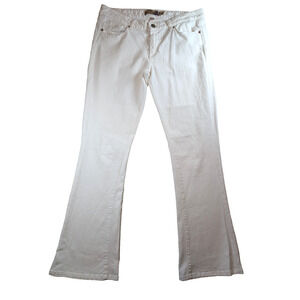 Women’s Paige Lou Lou White Bootcut Flare Jeans Size 30* Clean Minimal Coastal
